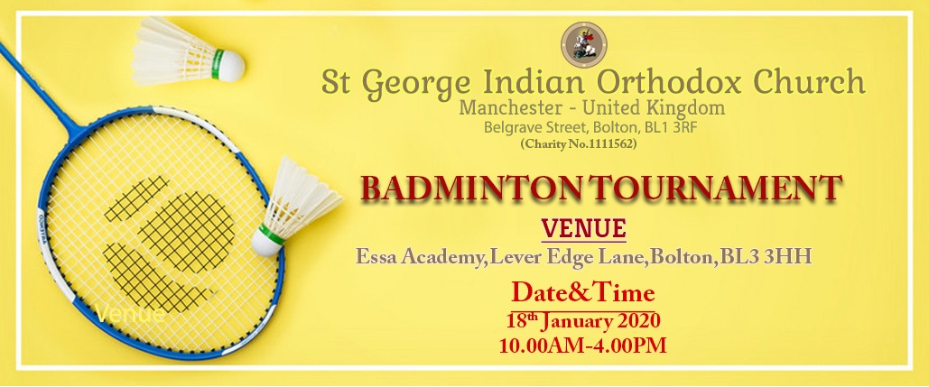 Badminton Tournament 2019-2020